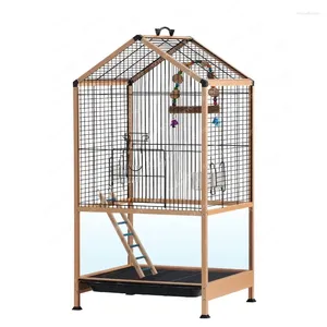 Cat Carriers Parrot Cage Bird Large Luxury Villa Xuanfeng Peony Big Brother Pearl Finch Home Bath Anti-Splash House