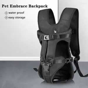 Cat dragers Pet Carrier Back Bag draagbare hond rugzak ademende zachte dubbele schouder voorkast voor kleine middelgrote benodigdheden