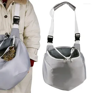Cat dragers Pet Carrier Bag Puppy Travel Backpack Adem met verstelbare schouderriem Small Dog Sling