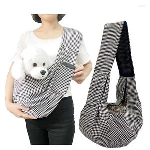 Cat dragers Pet Carrier Hand Free Sling Gedekte riem TOTE TOES BEHADABBALE PROTABLE DOG CROSBODY SCHOUDEN TAGS ACCESSOIRES