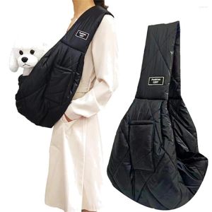 Bolsa para perros y gatos, bolso de hombro portátil para viajes al aire libre, para Chihuahua, Yorkshire, perros pequeños, suministros para transportar cachorros