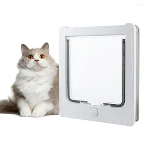 Cat dragers Pet Dog Screen Deuren Veiligheid Flap dubbel magnetisch ontwerp rustige gratis ingang exit poortbenodigdheden