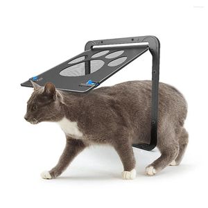 Cat dragers huisdier klep deur veilig vergrendeld magnetisch scherm outdoor honden katten raam poort huis binnenvoeren vrij voor puppykitten