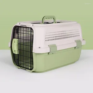 Transporteurs de chats pour animaux de compagnie caisse de chien portable de la boîte de cochon