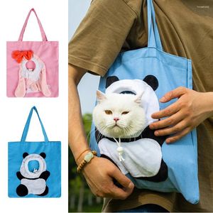 Sac à main de transport pour animaux de compagnie, sac en toile mignon et amusant pour petit chien, sac à bandoulière Portable à une épaule, accessoires de sortie