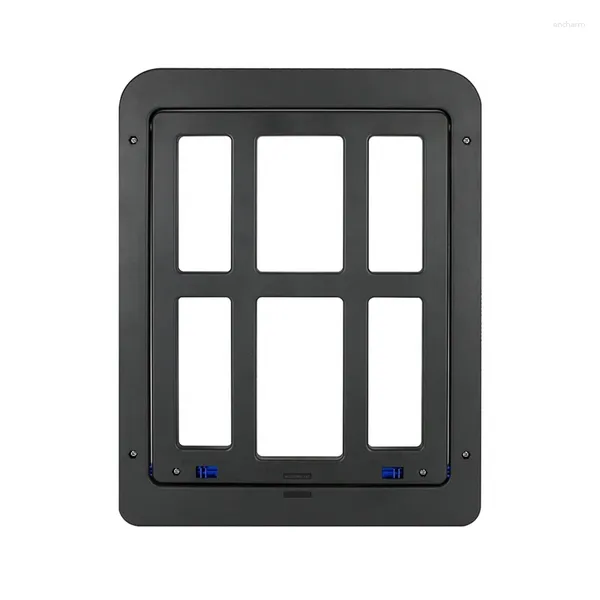 Transportadores para gatos, puerta para perros, gatitos y mascotas, abridor de puerta con solapa, pantalla electrónica de entrada controlada, Protector de ventana, mosquitera de pared