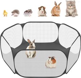 Porteurs de chats stylo pet tente portable pliage de chenil clôture de chien petit hamster hamster chihuahua animal cage extérieur