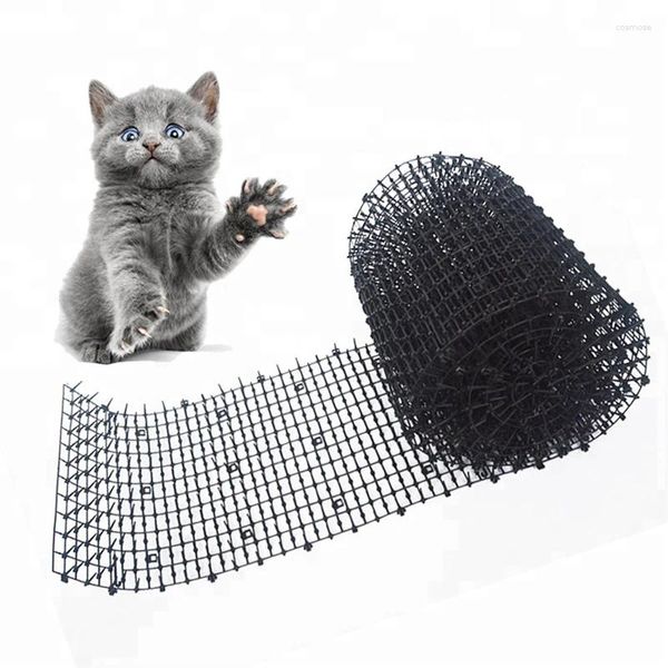 Porte-chats produits pour animaux de compagnie tapis de jardin écologique maille pour chien bandes de pointes de jardinage efficaces tapis répulsif éloigner les animaux de compagnie