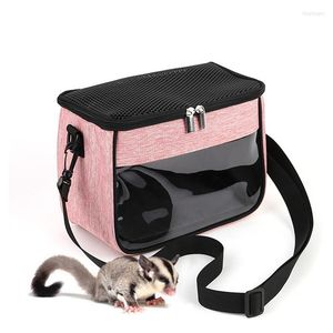 Cat Carriers Pet Puppy Carrier Voyage en plein air Chien Sac à bandoulière Pratique Haute Qualité Mesh Oxford Single Comfort Sling Sac à main Fourre-tout