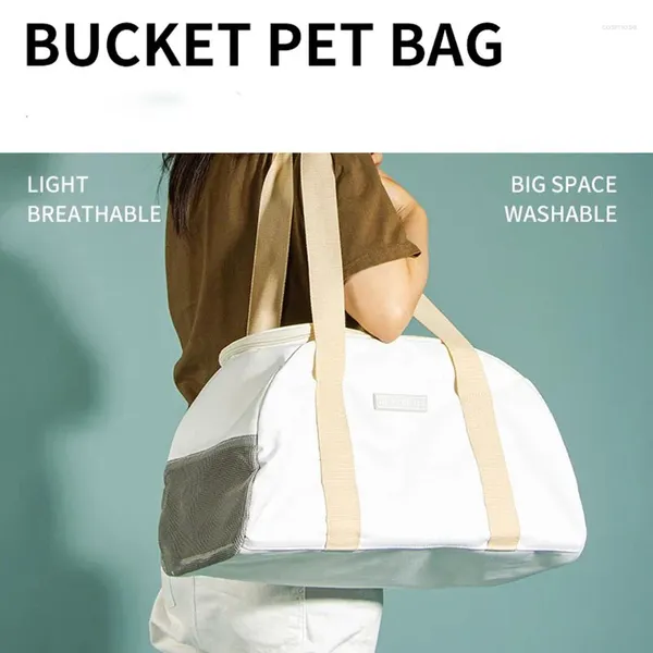 Sac à bandoulière pour animaux de compagnie, porte-chat, pour transporter des chats et des chiens, accessoires de Cage respirants de grande capacité