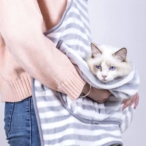 Cat dragers Pet Sleeping Bag Carrier voor honden buiten reizen Vouwbare draagbare draagbare schouderpuppy kitten hangmatbedden