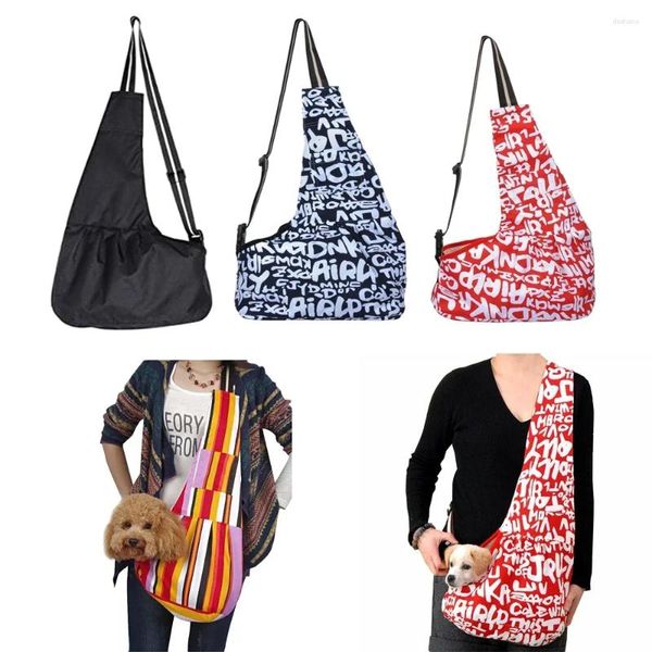 Transporteurs de chats sacs de rond de compagnie à main un petit porte-chiens Bagadjustable Strap tote tote tote