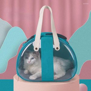 Bolsa de transporte para gatos, bolsa de transporte para mascotas, bolsas de transporte para gatos, mochila con eslinga para perros pequeños, bolsos de viaje con jaula espacial