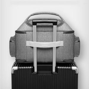 Cat Carriers Pet Travel Carrier Bag Multi-Function Attached Suitcase Traveler Bagages Message Single Shoulder Case Pliable Dog Soft Cag