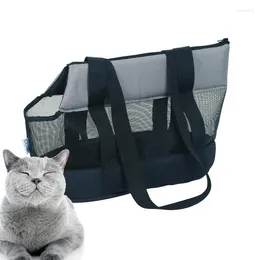 Sac de transport pour animaux de compagnie, sac de transport pour chats, côtés souples, Portable, pliable, pour chiens de petite et moyenne taille