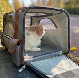 Chat transporteurs Portable chien sac maille respirant sacs pour petits chiens pliable chats sac à main voyage Pet Transport lavable