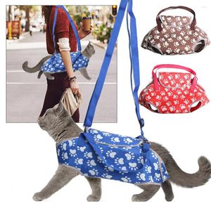 Transportadores para gatos, bolsa portamascotas portátil, correa ajustable, bolsas de viaje transpirables para perros pequeños, bolso de hombro