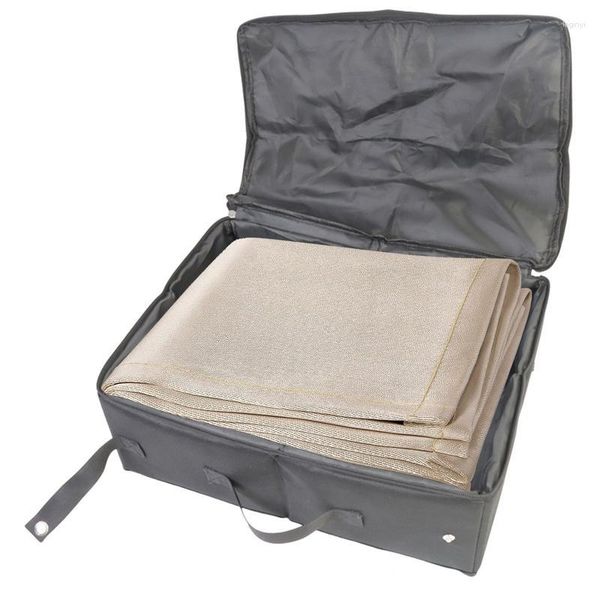 Chat transporteurs toilette portable avec couvercle accessoires pour animaux de compagnie maison facile à nettoyer en plein air camping litière imperméable pliant Oxford tissu doux