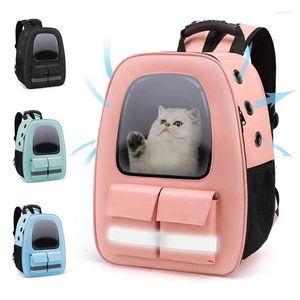 Mochila reflectante para transportar gatos, bolsa portamascotas de viaje transpirable para gatos, perros pequeños, transporte con accesorios de correa segura