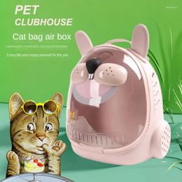Cortadoras de gatos Spot Quick Hair Waterproof Eva Bag Case de vuelo de mochila transparente Suministros de mascotas resistentes a los rasguños