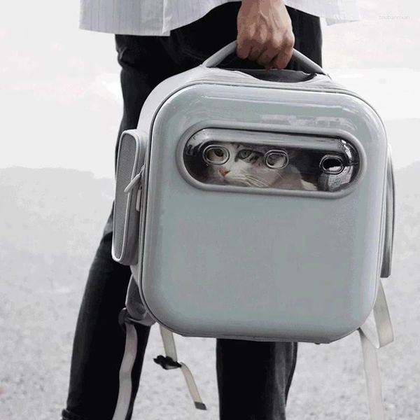 Porte-chats valise sac à dos transporteur respirant Portable Design moderne mode universel Mochila animaux de compagnie accessoires