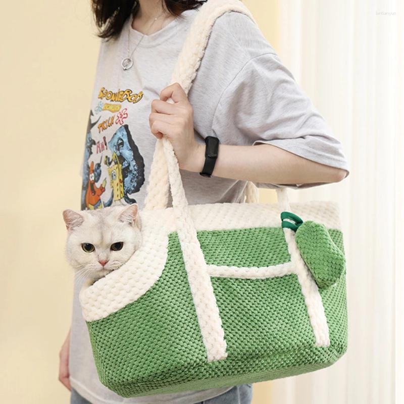 Переноски для кошек SWEETHOME, сумка для прогулок с домашними животными с боковым отверстием, большая вместительная дорожная сумка для покупок на открытом воздухе, пеших прогулок, прогулок
