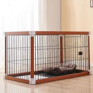 Porteurs de chats villa stylos cage de chien grand intérieur de luxe préfabrique maison en bois robuste et durable casas para mascotas meubles de compagnie