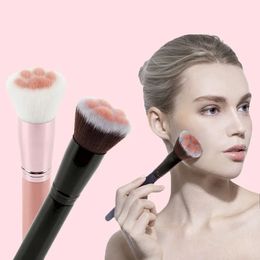Cat Claw -vorm Make -upborstels Leuke poederborstel Cosmetica Foundation Poeder Blush Eyeshadow Concealer Brush Beauty Tool