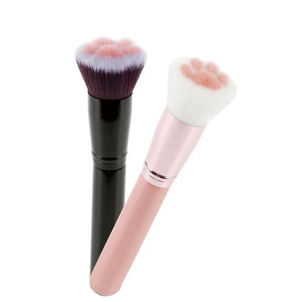 Cat Claw Shape Makeup Brushes Bruss de poudre mignon Cosmetics Cosmetics Foundation Powder Blush fard à paupières Brusque Brusque Brush Tool 2.pour un ensemble de brosses de maquillage mignon