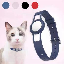 Halsbanden voor katten Leiders Huisdierhalsband Voor Airtags Anti-verloren mouw Polsband Buitenpark Hond Locatietracking Vervangingspolsband C267N