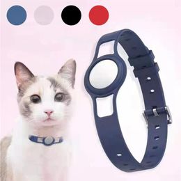 Colliers de chat conduit collier pour animaux de compagnie pour Airtags manchon anti-perte dragonne parc extérieur chien localisation suivi bracelet de remplacement C2907