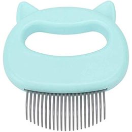 Cat Comb Pet Short Long Hair Removal Massaging Shell Comb Soft Deshedding Brush verzorging en het afwerpen van Matted Matted Fur Remover Massage Demating Tool voor Dog Puppy Rabbit