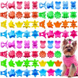 Costumes de chat 1020pcs accessoires de cheveux de chien clips pour petits chiens colorés mignon couronne épingle à cheveux filles fournitures de toilettage pour animaux de compagnie 230825