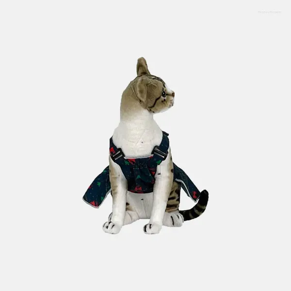 Disfraces de gato Vestido de arnés ajustable Gatito Disfraz de princesa Ropa para cachorros Traje de moda lindo Artículo para mascotas