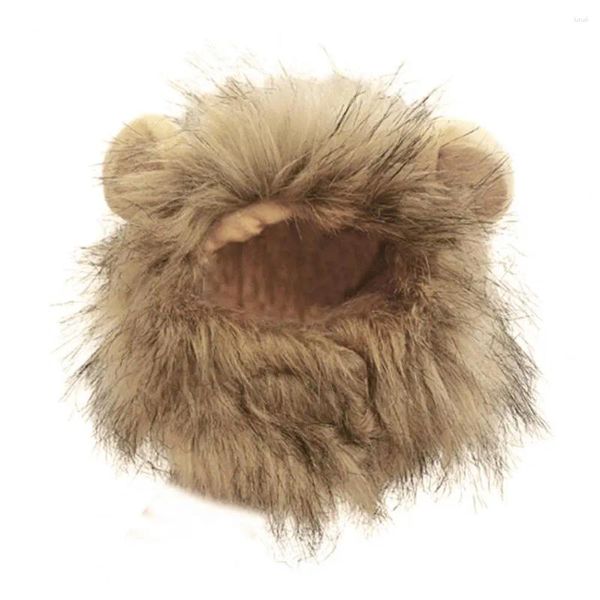 Costumes de chat Houstable Pet Hood Adorable Lion Style CHEAUX Soft Wear pour chiens Cats Posturations de nouveauté légère de nouveauté