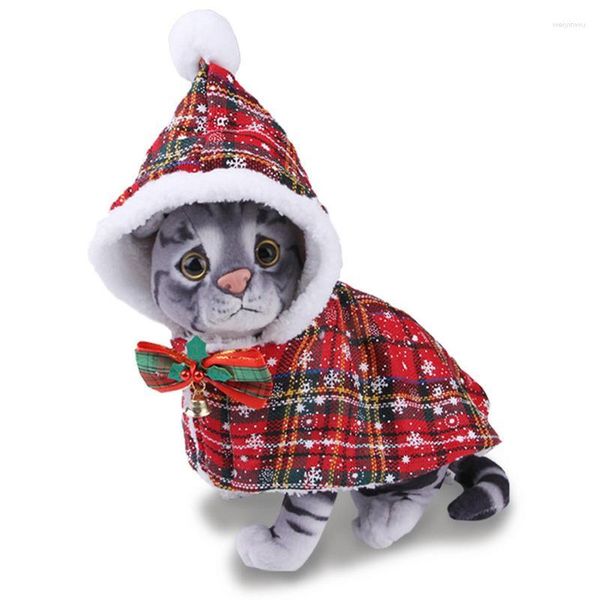Costumes de chat chats de noël animaux mignons pour habiller accessoires de déguisement pour animaux de compagnie accessoires de voyage Po