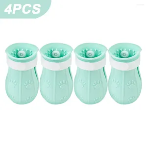 Cost Costumes Cat Claw Protector Bath Anti-Sratch Shoes Pet Wash Boots Cover Couvercle Couvoirs de pied 4pcs / Set Toomage Supplies