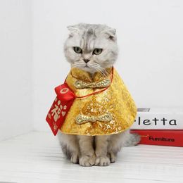 Costumes de chat collier adorable polyvalent tendance chinoise - Festival de printemps costume de seltration
