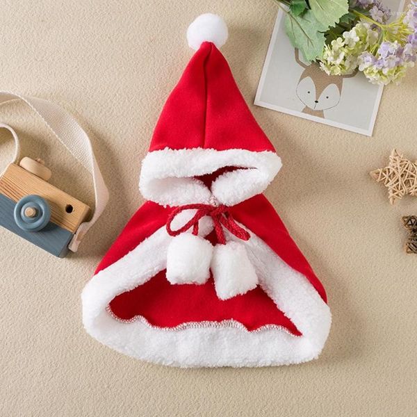 Chat Costumes Costume Santa Cosplay drôle transformé chat/chien animal de compagnie Cape de noël rouge vacances vêtements fournitures accessoires chiens