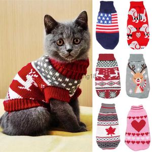 Cat Costumes Cute Cat Sweater Costume Winter Warm Pet Clothes for Cats Katten Sphynx Pullover Mascotas Clothing Gatos Products for Animals HKD230921