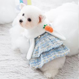 Costumes de chat vêtements pour chiens pour petits chiens moyens chats robe Sweety princesse jupe