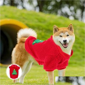 Disfraces de gato Disfraz de Doge Ropa divertida para mascotas Ropa cómoda de otoño e invierno Fiesta de Navidad Cachorro Fleece Drop Entrega Home Garden DHH3G