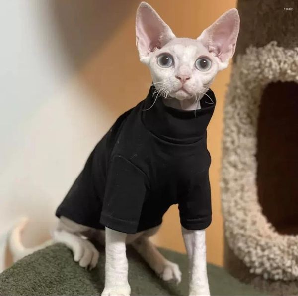 Costumes de chat DUOMASUMI Sphynx tenues épais bébé coton doux vêtements sans poils chaton vêtements Cornish Devon Oufits pour Sphinx