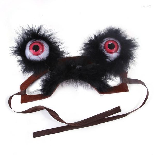 Disfraces para gatos, ojos grandes brillantes, Cosplay de terror, disfraz de Halloween para perros, cosas divertidas de Navidad para gatos, accesorios, suministros Kawaii para el hogar de mascotas