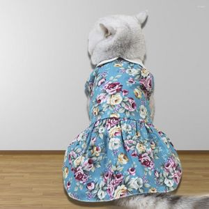Costumes de chat, vêtements pour animaux de compagnie, spectacle confortable, charme Unique, attrayant, robe d'été fine pour chiot, jupe imprimée florale