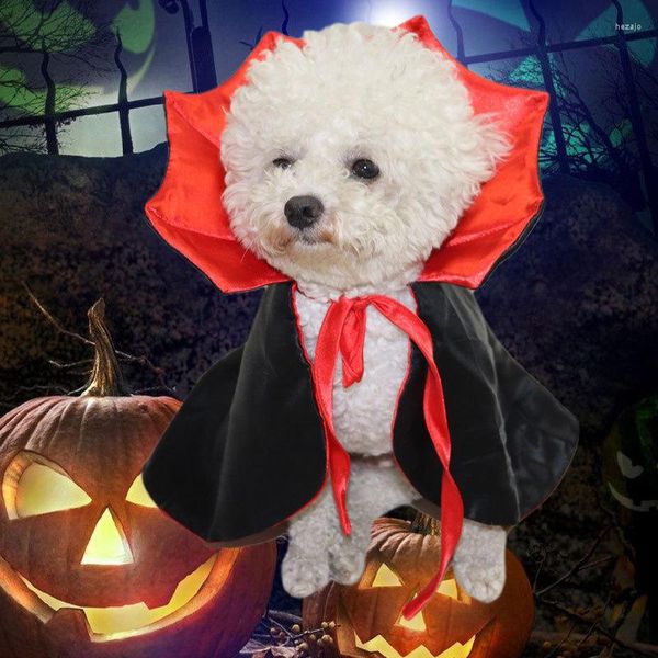 Disfraces de gato Halloween lindo vampiro capa calabaza disfraz de mascota vestido de juego de rol accesorios para cachorros y gatitos