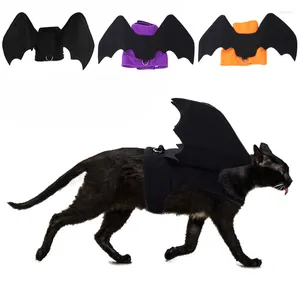 Cat Costumes Halloween Fancy Dress Puppy Bat Wing Cosplay Cosplay Vest Dog Outfits Wings Po Props Pet Products