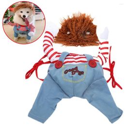 Cost Costumes Halloween Disign Dog Clots Pet Dogs Cosplay Comied tenant un couteau tenues Set Festival Party Clothing