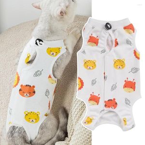 Kattenkostuums Kleding met hoge elasticiteit Ademend castratiepak Gemakkelijk te dragen herstelkleding voor katten Verstelbaar Beschermend huisdier