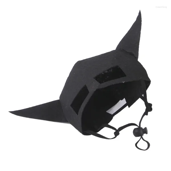 Disfraces de gato mascota murciélago disfraz de Halloween accesorios de vestir máscara negra ajustable 40JA